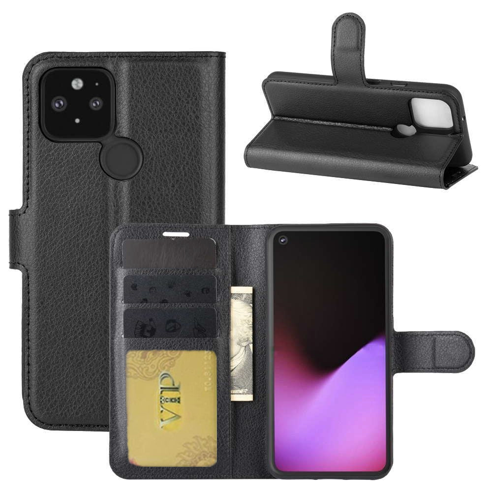 Leather Folio Wallet Case for Google Pixel 5 Leather Folio Wallet Case for Google Pixel 5